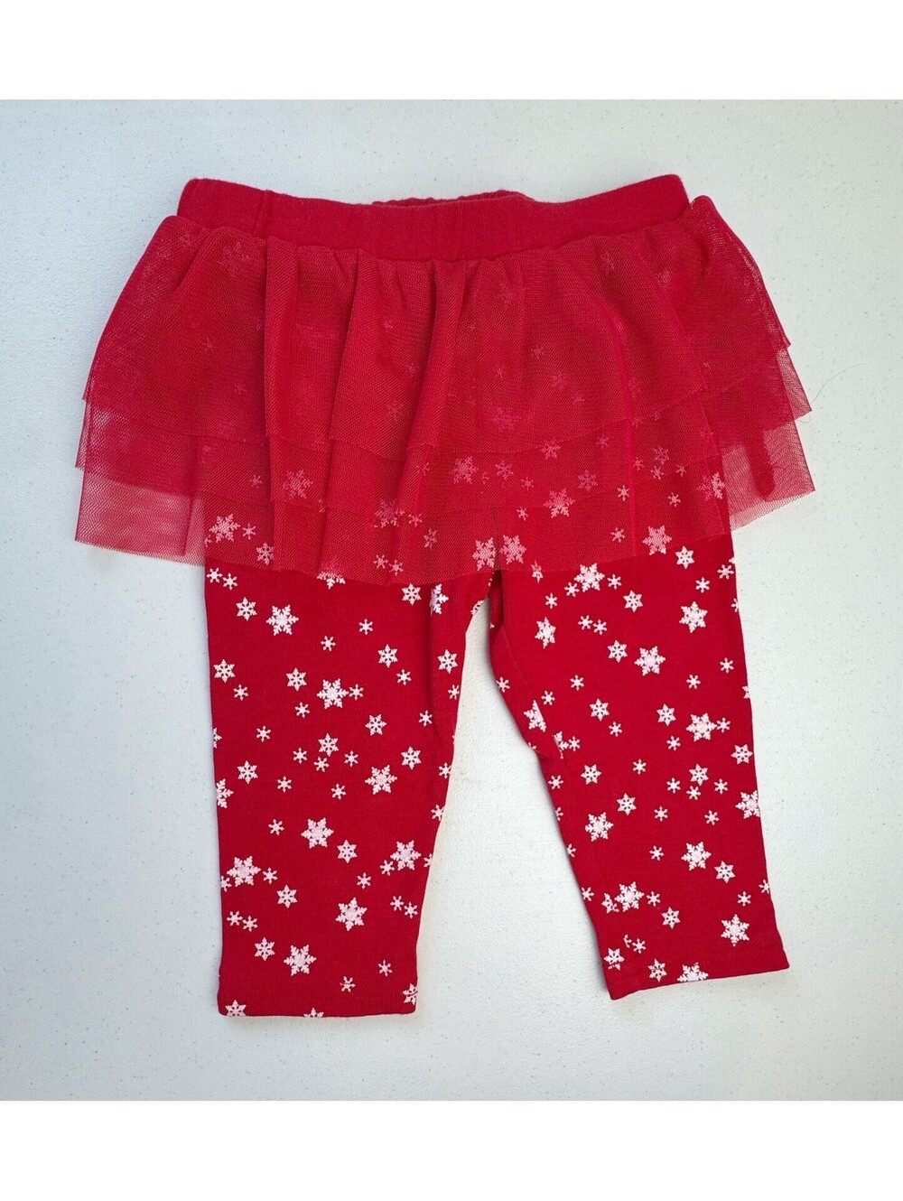 Carters Snowflake Leggings w/ Tutu 9 Months